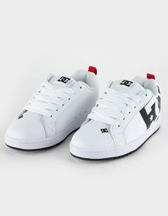 Dc Shoes Court Graffik Shoes. The Court Graffik Keeps Getting Better With Age. The Classic Puffy Silhouette Is Always Evolving With On-Trend Colors Bold Dc Logo Pops And New Fabrics That Stand Out From The Crowd. Leather Nubuck Upper. Multi-Panel Upper. Tpr Moulded Quarter Logo. Foam Padded Tongue And Collar For Added Comfort And Support. Mesh Lining For Added Comfort. Eva Sock Liner. Sculpted Eva Midsole. Double-Cup Outsole. Dc's Trademarked Pill Pattern Tread. Imported. Dc Logo, Wwe T Shirts, Flannel Sweatshirt, Boys Graphic Tee, Boys Backpacks, Girls Graphic Tee, Getting Better, Mens Trends, Liner Socks