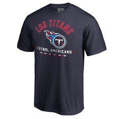 Show your team pride all season long with this T-Shirt. This classic crew neck tee is crafted from soft, breathable fabric for all-day comfort. The bold graphics are the perfect way to demonstrate your fandom, whether you're at the game or just running errands around town. Tennessee Titans, Bold Graphics, Mens Navy, Crew Neck Tee, Running Errands, The Game, Tennessee, Breathable Fabric, Nfl