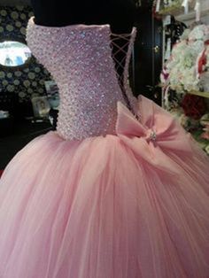 Pink Sparkly Prom Dress, Cheap Quinceanera Dresses, Quincenera Dresses, Pink Ball Gown, Quince Dress, Princess Ball Gowns, Pink Prom, Sweet 16 Dresses, Pink Prom Dresses