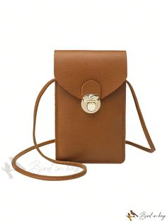 Bird in Bag - Womens Small PU Leather Shoulder Bag with Phone Pocket and Chain Clutch Wallet - Beige Trendy Brown Portable Phone Bag, Beige Pouch Bag With Card Slots, Beige Crossbody Phone Bag With Card Slots, Beige Crossbody Bag With Card Slots, Beige Shoulder Bag With Card Slots For Daily Use, Beige Phone Bag With Card Slots For Everyday, Elegant Bags With Card Slots, Gold Shoulder Phone Bag With Removable Pouch, Everyday Beige Phone Bag With Card Slots