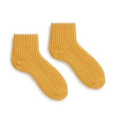 squash yellow short socks Merino Wool Cashmere Women's Socks, Comfortable Yellow Winter Socks, Trendy Yellow Winter Socks, Trendy Yellow Socks, Minimal Graphic, Yellow Socks, Shoe Boutique, Color Stories, Ankle Socks