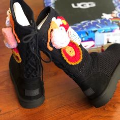 Guaranteed Authentic Brand New In Box Smoke /Pet Free Environment Shoes Ugg, Ugg Black, Womens Uggs, Ugg Shoes, New Color, Bootie Boots, Ankle Boots, Size 7, Women Shoes