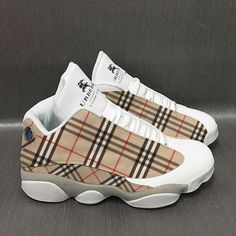 Product Infomation: Burberry form sports Air Jordan 13 Sneakers For Fans Shoes Gifts For Men Women Full SizeThis is Shoes Air Jordan 13 Custom Print On Demand. Best shoes gifts for men women with full size+ Style: Air Jordan 13.+ Upper skin can print patterns.+ Hidden 2022 Gifts, Burberry Sneakers, Retro 13, Jordan 13 Shoes, Jordan Shoes Retro, Popular Sneakers, Air Jordan Sneakers, New Rock, Jordan 13