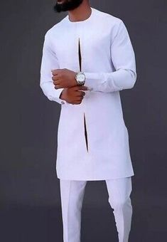 Top Seller for men kaftan/ latest african men clothing/ african wedding suit/ ethnic white wear, Mens Clothing Senator Wears, African Suit, Sets Outfit, Dashiki Shirt, African Wear Styles For Men, Latest African Men Fashion, African Dresses Men, African Shirts For Men, African Dashiki