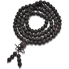 Product: MALA BEADS Category: Religious Items Weight: 1 OZ SKU: RI6012 Mala beads, commonly known as a Japa Mala or simply a mala, are a type of prayer beads. Prayer beads have been used for centuries by a range of religions, from Hinduism to Catholicism. Mala beads can help you with different aspects of meditation, which is linked to a range of health benefits. Meditation can help reduce stress levels, improve sleep, and lower blood pressure, among other things. Spiritual Rosary Bracelet With Round Beads For Meditation, Spiritual Black Beads Mala For Meditation, Traditional Black Beads For Meditation, Traditional Polished Beads Rosary For Meditation, Meditation Rosary With 108 Beads, Meditation Beaded Rosary Bracelet, Traditional Rosary With Polished Beads For Meditation, Spiritual Rosary With Round Beads For Meditation, Spiritual Rosary For Meditation With Round Beads