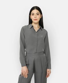 Silk Signature Shirt – GRANA Polo Coat, Pima Cotton Fabric, Tank Top Camisole, Pajama Bottoms, One Piece Dress, Fine Fabric, Sweater Blouse, Sweater Jacket, Bottoms Pants