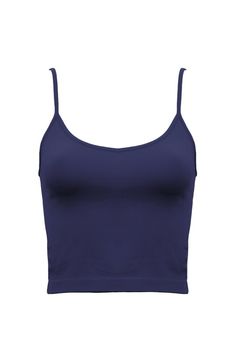 Description If you're a fan of our regular length camisole, then you will love this crop version. It's perfect for day wear or evening wear, can be layered with tops, worn alone, or act as a basic foundation for sheer tops and blouses. It's crafted from the softest of materials so you'll love how it feels against your skin. - Cropped cami- Sccop neck- Spaghetti straps- ImportedSize + Fit- One Size Fits Most- Length: 11"- Bust: 25" Fabric 92% Nylon, 8% Spandex Style Number S125CR Populaire Outfits, Cami Crop Top, Cute Everyday Outfits, Dream Clothes, Preppy Outfits, Mode Style, New Wardrobe, Cropped Top, A Fan