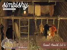 the cover of simlishy magazine features an image of clothes hanging on a rope