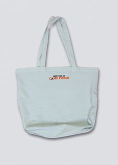 Meet your new go-to accessory for the desert getaway: the Camp Poosh x Coney Island Picnic Tote Bag. Dyed in a soft, soothing baby blue hue and garment washed for a touch of laid-back charm, this tote is as stylish as it is practical. Adorned with screenprinted patches all over, each patch tells a story of adventure and relaxation. Whether you're strolling through the palm-lined pathways of Camp Poosh or exploring the vibrant streets of the city, this tote is the perfect companion for carrying y Camp Poosh, Desert Getaway, Picnic Tote, Soothing Baby, Coney Island, Camping Shirt, Baby Bag, Blue Hues, The Desert