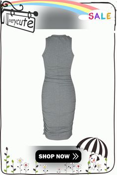 Gray Knitted Sleeveless Bodycon Dress Gray Sleeveless Bodycon Dress, Sleeveless Gray Bodycon Dress, Sleeveless Stretch Cotton Midi Dress, Chic Gray Sleeveless Bodycon Dress, Casual Stretch Sleeveless Knee-length Dress, Casual Sleeveless Knee-length Stretch Dress, Gray Fitted Sleeveless Casual Dress, Gray Fitted Sleeveless Midi Dress, Casual Fitted Sleeveless Midi Dress