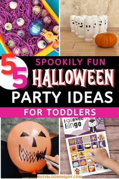 halloween party ideas for toddlers that include spooky fun, crafts and more