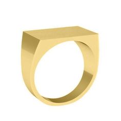 A solid gold signet ring will be a highly revered graduation or birthday gift for a man of any age. This ring has a broad, rectangular face that measures 11.8x18.7mm. Signet rings for men are traditionally made from 14 kt yellow gold. This ring has a solid back and will weigh approximately 19.9 grams. deBebians offers four engraving styles as well as three different engraving methods from which to choose. We offer finger sizes 4 through 12 with half & quarter sizes also being available. Please contact our customer service representatives to inquire about a size that is not listed. Signet Ring For Men, Rectangular Face, Signet Rings, Gold Signet Ring, Ring For Men, Signet Ring, Solid Gold, A Man, Birthday Gift