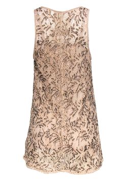 Throw it back to the roaring '20s with this dress from Free People! A gorgeous lace and sequin design will give you a glitzy look for your next costume party or New Year's Eve soiree. Pair with sparkly heels and a sequin headband for a vintage-inspired ensemble that'll dazzle when the ball drops at midnight. Size XS Shell: 100% Nylon Lining: 100% Polyester Pullover Built-in slip Shift silhouette V-neckline Sleeveless Lace and sequin design Bust 34" Waist 36" Shoulder to hem 31" Glamorous Lace Sequin Dress For Spring, Glamorous Spring Lace Sequin Dress, Sleeveless Embellished Lace Party Dress, Embellished Sleeveless Lace Dress For Party, Embellished Sleeveless Lace Party Dress, Party Season Lace Sequin Dress, Embellished Lace Sequin Dress For Party Season, Glamorous Sleeveless Lace Sequin Dress, Embellished Sleeveless Lace Dress