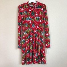 Born Famous Christmas Lights, Trucks & Campers Print Long Sleeve Swing Dress With Button Details On Back. Size Xs. New With Tags. Red Christmas Dress, Burgundy Midi Dress, Famous Dress, V Dress, Vintage Midi Dresses, Flowy Mini Dress, Silk Dress Long, Mini Sundress, Dress The Population