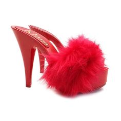 HANDMADE CLOGSwomen's Clogsred lacquered platformred fur upperheel 13 cm + 4 cm Plateaucraftsman-madeDON'T FORGET TO CHECK THE SIZE BEFORE COMPLETING THE PURCHASE Red High Heel Platform Mules, Red Mules With Padded Heel And Round Toe, Red High Heel Mules With Wooden Heel, Cercei Din Lut Polimeric, Fluffy Heels, Red Clogs, Fluffy Shoes, High Heel Clogs, Fur Heels