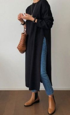 Sukienki Maksi, Mode Casual, Modest Fashion Outfits, 가을 패션, Fashion Mode, Casual Style Outfits, Winter Fashion Outfits, Stylish Dresses