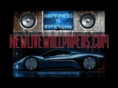 an advertisement for a new live wallpapers store with a car in the background