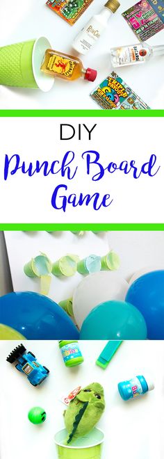 the diy punch board game is an easy and fun way to play with kids