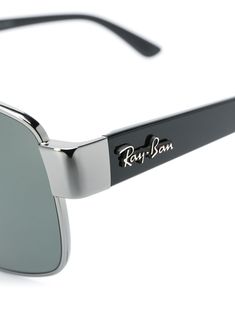 Black/silver-tone acetate square frame tinted sunglasses from RAY-BAN featuring square frame, tinted lenses, straight arms, curved tips and nose pads. We know you'll look after them, but these glasses come with protection, just in case. | Ray-Ban Square Frame Tinted Sunglasses Tinted Sunglasses, Square Frame, Square Frames, Ray Ban, Just In Case, Black Silver, Ray Bans, Lenses, Silver Tone