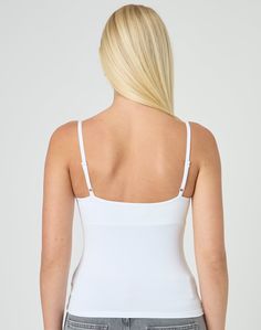 The latest crossover cami top is now here in our supersoft fabric featuring spaghetti straps and flattering fit. Elastane Camisole With Built-in Bra, Seamless Camisole For Layering With Tank Straps, Seamless Cami For Layering, White Scoop Neck Camisole With Built-in Bra, Seamless Construction Camisole For Layering, Bra-friendly Camisole With Tank Straps For Layering, Layering Camisole With Adjustable Spaghetti Straps, Stretch Camisole With Built-in Bra, Spaghetti Strap Camisole With Adjustable Straps For Layering