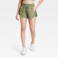 Women's High-rise Pleated Side Shorts 2.5" - Joylab™ Olive Green S : Target High-waisted Relaxed Fit Athletic Shorts, High-waisted Relaxed Fit Athletic Shorts For Athleisure, Relaxed High-waisted Athletic Shorts For Athleisure, Athleisure High-waisted Athletic Shorts Relaxed Fit, Sporty High-waisted Shorts Activewear For Spring, Spring Activewear With Elastic Waistband For Training, Spring Activewear For Training With Elastic Waistband, Spring Athleisure Athletic Shorts With Short Legs, Relaxed Fit High-waisted Shorts For Gym