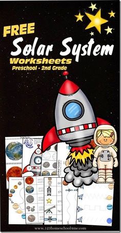 the solar system worksheets for preschool and first grade