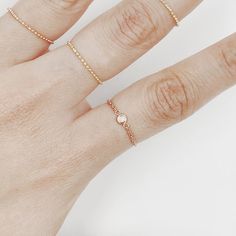 JSVConcepts Fine Jewelry Dainty Diamond Chain Ring, Natural Diamond Set Bezel Chain Ring, Brilliant Cut Diamond Ring, 14K Solid Gold Minimalist Ring, Christmas Gift ≫ Product Details ◈ Handmade / Handcrafted Fine Jewelry ◈ Diamond: 100% Natural Diamond ◈ Carat Weight: 0.03 Ct. ◈ Color: F-G ◈ Clarity: VS2-SI1 ◈ Cut: Brilliant Cut ◈ Metal: 14K Solid Gold (18K also available - Additional fees may apply) ◈ Gold Color: White gold, Rose gold, Yellow gold ≫ Please read our FAQ below for more detail. Rose Gold Jewelry With Round Band, Delicate Jewelry With Bezel Setting In Round Band, Dainty Bezel Set Midi Rings With Round Band, Dainty Bezel Setting Open Ring Jewelry, Dainty Jewelry Open Ring With Bezel Setting, Delicate Rose Gold Ring With Bezel Setting, Gift Stackable Rose Gold Chain Ring, Delicate Gold Stackable Rings With Bezel Setting, Dainty Gold Stackable Rings With Bezel Setting