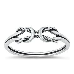 Beautiful Rope Knot Ring .925 Sterling Silver Infinity Band Jewelry Female Male Unisex Size 7 All our silver jewelry is crafted from .925 silver also commonly referred to as sterling silver. Sterling silver is the standard for beautiful high-quality silver jewelry and can not be replicated by lower priced silver plated jewelry. It is 92.5% pure silver, mixed with alloys to add strength and durability to stand the test of time. We promise superior service which includes fast shipping, great commu Silver Infinity Stackable Rings, Silver Infinity Stackable Jewelry, Silver Stackable Infinity Jewelry, Infinity Shaped Sterling Silver Rings In Silver, Silver Sterling Silver Infinity Stackable Rings, Silver Sterling Silver Infinity Rings, Adjustable Infinity Sterling Silver Rings, Nickel-free Silver Infinity Ring, Engraved Promise Rings