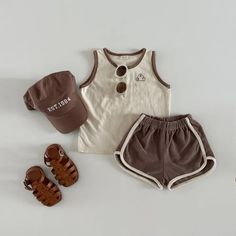 Tank Top And Shorts, Fun Dress, Romper Outfit, Girls Blouse, Shorts Summer, Boys Set, Suit Up, Summer Set, Jogger Set