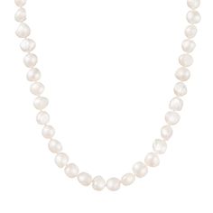 "Complete your look with this distinctively stylish baroque cultured pearl necklace. Complete your look with this distinctively stylish baroque cultured pearl necklace. Chain length: 18 in. Metal: 14k gold Finish: polished Packaging: boxed Additional details: double security filigree claspCULTURED PEARL DETAILS Type: freshwater Size: 10 mm - 11 mm Shape: baroque Color: white Gemstones may have been treated to enhance their appearance. Special care may be required. Please visit our Gemstone Treat Classic Baroque Pearl Necklace With Pearl Pendant, Classic Baroque Pearl Chain Necklace, Classic Baroque Pearl Necklace With Pendant, Classic Baroque Pearl Chain Necklaces, Formal Baroque Pearl Necklace With Pearl Charm, Formal Baroque Pearl Necklace With Charm, Classic Pearl Necklace With Baroque Pearl Chain, Round Baroque Pearl Chain Necklaces, Classic Baroque Pearl Necklace With Pearl Chain