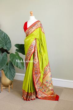 Beautiful soft silk saree. it's easy to pleat and wear. Suitable for any asian occasion. Includes unstitches blouse. Message for more informations Green Blouse With Zari Weaving In Traditional Drape, Traditional Green Paithani Silk Blouse Piece, Green Paithani Silk Blouse Piece For Festivals, Transitional Paithani Silk Blouse Piece, Green Blouse For Puja With Traditional Drape, Traditional Pista Green Blouse For Festivals, Green Paithani Silk Bollywood Blouse Piece, Pista Green Art Silk Blouse With Traditional Drape, Green Blouse With Zari Work For Celebration