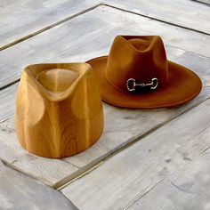 Fedora Hat Block - Wooden Crown Block for Hat Making - Custom Millinery Tools & Supplies for Fedora and Cowboy Hats This listing is for a wooden crown hat blocks to create a classic fedora hat. It includes both the crown, perfectly crafted for shaping your own fedora hat. Fedora's hat block with brim you can buy at this listing https://www.etsy.com/listing/1770842098 Create stunning Fedora hats with our high-quality wooden hat block set. This set includes a carefully shaped crown block and a classic flat brim block, perfect for milliners, designers, and anyone passionate about hat-making. Whether you're crafting Fedora hats, cowboy hats, or other styles, this custom hat block will provide the ideal foundation for your projects. Sizes: Hat mold is available in sizes from 54 cm to 64 cm. The Wooden Crown, Hat Blocks, Hat Organization, Crown Hat, Fedora Hats, Fedora Hat, Custom Hats, Hat Making, Storage And Organization