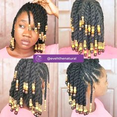 60 Low Manipulation Two-Strand Twists Natural Hairstyles For Winter 2024 - Coils and Glory