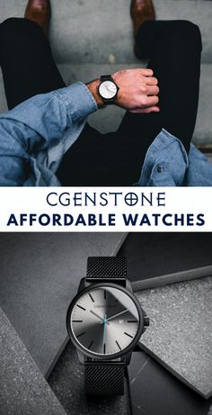 Men's Wrist Watches. Clean Designs. Fair Prices. Free Shipping. Men watches affordable. Gift for him Classic Watch With 10atm Water Resistance, Modern Everyday Watch With 10atm Water Resistance, Stainless Steel Quartz Watch For Everyday Use, Mens Watches Affordable, Mens Dress Watches, Mens Designer Watches, Grey Watch, Army Watches, Skeleton Watches