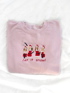 Get festive with our Snow Girls Crewneck Sweatshirt! Rep your Mean Girls attire for this holiday season! The Unisex Sizing makes the sweatshirt run slightly larger than your average sweatshirt for women. Most men find their normal size to be more snug. If you want a slightly looser fit, size up one size. Please check out our size chart for measurements to ensure an accurate fit. PLEASE BE SURE TO INPUT YOUR CORRECT SIZE/COLOR + SHIPPING ADDRESS. We will not be responsible if it is incorrect! Ref Mean Girls Christmas, Christmas Crewneck Sweatshirt, Girls Attire, Snow Girl, Sweatshirt For Women, Winter Aesthetic, Girl Sweatshirts, Mean Girls, Pink Christmas