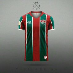 a red and green soccer jersey with the number 99 on it