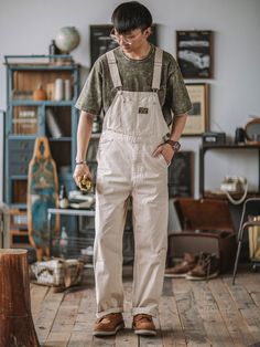 Overalls are synonymous with workwear.These ones are cut from cotton in a classic brown hue, then detailed with all those workshop-ready features like an array of pockets, a hammer loop and adjustable straps at the front. 100% Cotton Adjustable Shoulder Straps Chest Pocket 2 Side Pockets 3 Back Pockets Style Number: SIZING & FIT Please carefully read the size info before purchase! Different products have different size info.Please use this info as a general guide as measurements are approximate. Utility Cotton Overalls With Patch Pockets, Cotton Overalls With Patch Pockets And Bib Front, Utility Cotton Overalls For Outdoor, Utility Cotton Overalls With Pockets, Utility Cotton Overalls With Adjustable Straps, Cotton Utility Overalls With Adjustable Straps, Casual Cotton Overalls With Belt Loops, Brown Cotton Overalls With Pockets, Brown Cotton Overalls