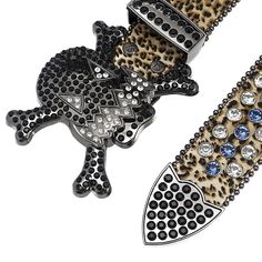 Unleash your wild side with the Gengar Buckle Leopard Strap Belt, featuring bold black studded rhinestones. This unique belt blends fierce leopard print with a playful Gengar buckle, creating a standout accessory that adds edgy character to any outfit. Designed for durability and comfort, its adjustable fit ensures a perfect look every time. Whether you're dressing up for an event or adding a bold touch to your everyday style, this belt combines animal print flair with striking rhinestone detail Belt Store, Rhinestone Belt, Denim Jeans Men, Halloween Dress, Bold Black, Everyday Style, Everyday Fashion, Leopard Print, Animal Print