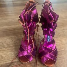 Beautiful Authentic Tom Ford Lace Up Shoes. Super High And Super Sexy Tom Ford Shoes, Shoes Color, Up Shoes, Lace Up Shoes, Tom Ford, Color Purple, Shoes Women Heels, Shoes Heels, Ford