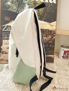 BirdinBag - Waterproof Laptop Backpack with Pendant, Spacious Carry On for Travel & work- College Shoulder Bag White Softback Bag For Outdoor Use, White Softback Bag For Outdoor, White Large Capacity Backpack For Outdoor, White Waterproof School Bag, Large Capacity White Laptop Bag For School, Outdoor White Waterproof Bags, White Backpack For Outdoor Use, White Outdoor Backpack Bag, White Waterproof Bag For Daily Use