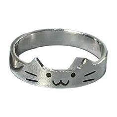 Product Description: 1. Product name: Fashion ring 2. Product size: about 1.5cm(0.59in) 3. Product style: Pair ring 4. Product color: Silvery 5. Material: alloy Product features: 1. The design of cute and unique patterns of cats and dogs highlights personality. 2. The niche style design presents a unique fashion charm. 3. The new versatile style is suitable for wearing on various occasions. 4. Carefully selected high-quality materials, comfortable, lightweight, and not easy to cause allergies. 5 Cartoon Ring, Kitten And Puppy, Student Party, Hand Jewelry Rings, Friendship Rings, Couple Ring, Kittens And Puppies, Hand Jewelry, Fashion Ring