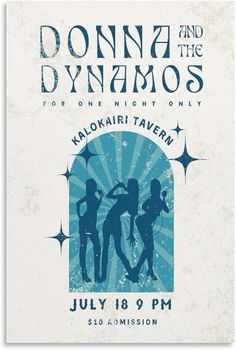 the poster for don't and the dymatos at kalaokari tavern