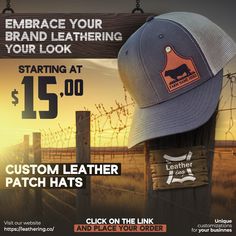 a hat hanging on a barbwire fence with the sun setting in the background