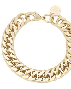 This beautiful Arya bracelet is the perfect accessory for any outfit! Made from our thinner, slinky curb chain, it's light and delicate for day wear or you can stack with other bracelets from our LAYERING BRACELETS COLLECTION to take your look from day to night. Don't miss out - get yours now! Instantly elevate your fave plus size dresses and tops with the perfect piece of jewelry Eklexic Arya Bracelet 7 Gold | Gold | Accessories | Materials & Care Instructions: ['Nickel free', 'Made in USA'] Chic Everyday Cuban Link Jewelry, Everyday Gold-tone Box Chain Bracelet, Adjustable Trendy Cuban Link Bracelet For Everyday, Chic Everyday Curb Chain Jewelry, Elegant Adjustable Cuban Link Bracelet For Everyday, Trendy Metal Chain Bracelet With Curb Chain, Trendy Metal Curb Chain Bracelet, Everyday Yellow Gold Cuban Link Bracelet With Adjustable Chain, Trendy Gold Box Chain Bracelet