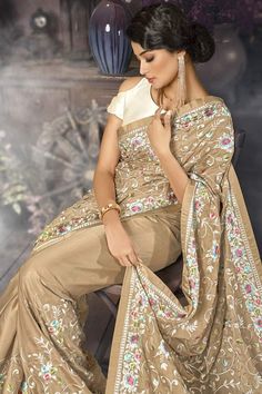 Look pretty draped in this Beige colour Traditional Color Heritage Satin Heavy Parsi gara Embroidered Party Wear Saree Blouse. the gorgeous heavy embroidered work a considerable characteristic of this attire. Product Detail Fabric Satin Work Parsi Gara Embroidery Color Beige Style Designer-wear Washdry-clean Occasion Bridal, Wedding, Engagement, Traditional https://www.ebay.com/itm/355195796199?mkcid=16&mkevt=1&mkrid=711-127632-2357-0&ssspo=5tfbznihtgw&sssrc=2524149&ssuid=5tfbznihtgw&var=&widget_ver=artemis&media=WHATS_APP Festive Beige Saree With Intricate Embroidery, Embroidered Beige Saree In Traditional Drape, Traditional Embroidered Beige Saree, Traditional Beige Saree With Intricate Embroidery, Traditional Pre-draped Saree With Floral Embroidery, Beige Saree With Intricate Embroidery, Traditional Beige Pre-draped Saree, Festive Embroidered Beige Saree, Festive Beige Embroidered Saree