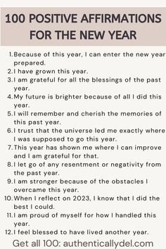 positive affirmations for the new year New Year Affirmations, Affirmations Confidence, Best Year Yet, Motivation Goals, Confidence Tips, Confidence Quotes, Healthy Mindset