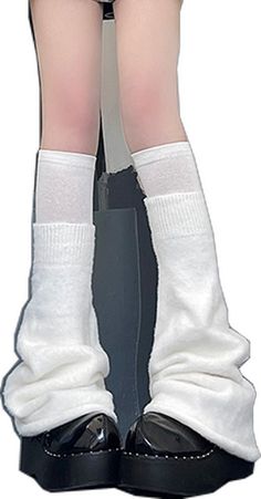 Casual Thick White Socks, White Thick Casual Socks, Fitted White Knee-high Socks For Winter, Winter Stocking Stuffer Socks, Knit Socks For Winter And Stocking Stuffers, Winter Acrylic Socks, Thick Casual Mid-calf Socks, Casual Warm Socks One Size, Warm Casual Socks One Size