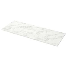 a white marble counter top on a white background