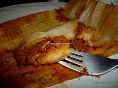 a fork and some food on a plate