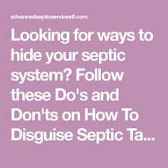 the words, looking for ways to hide your sepic system? follow these do's and don't's on how to discuss